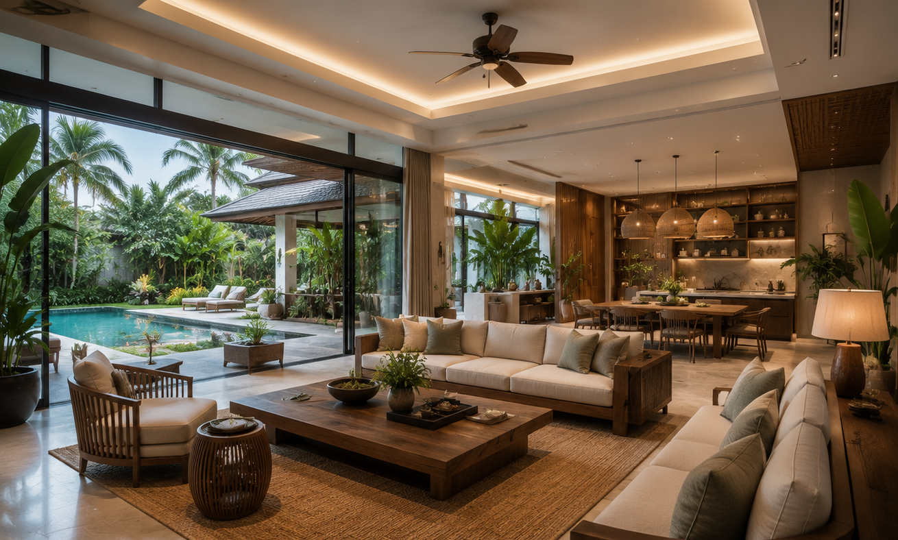 Southeast Asia Private Villa Furniture Project