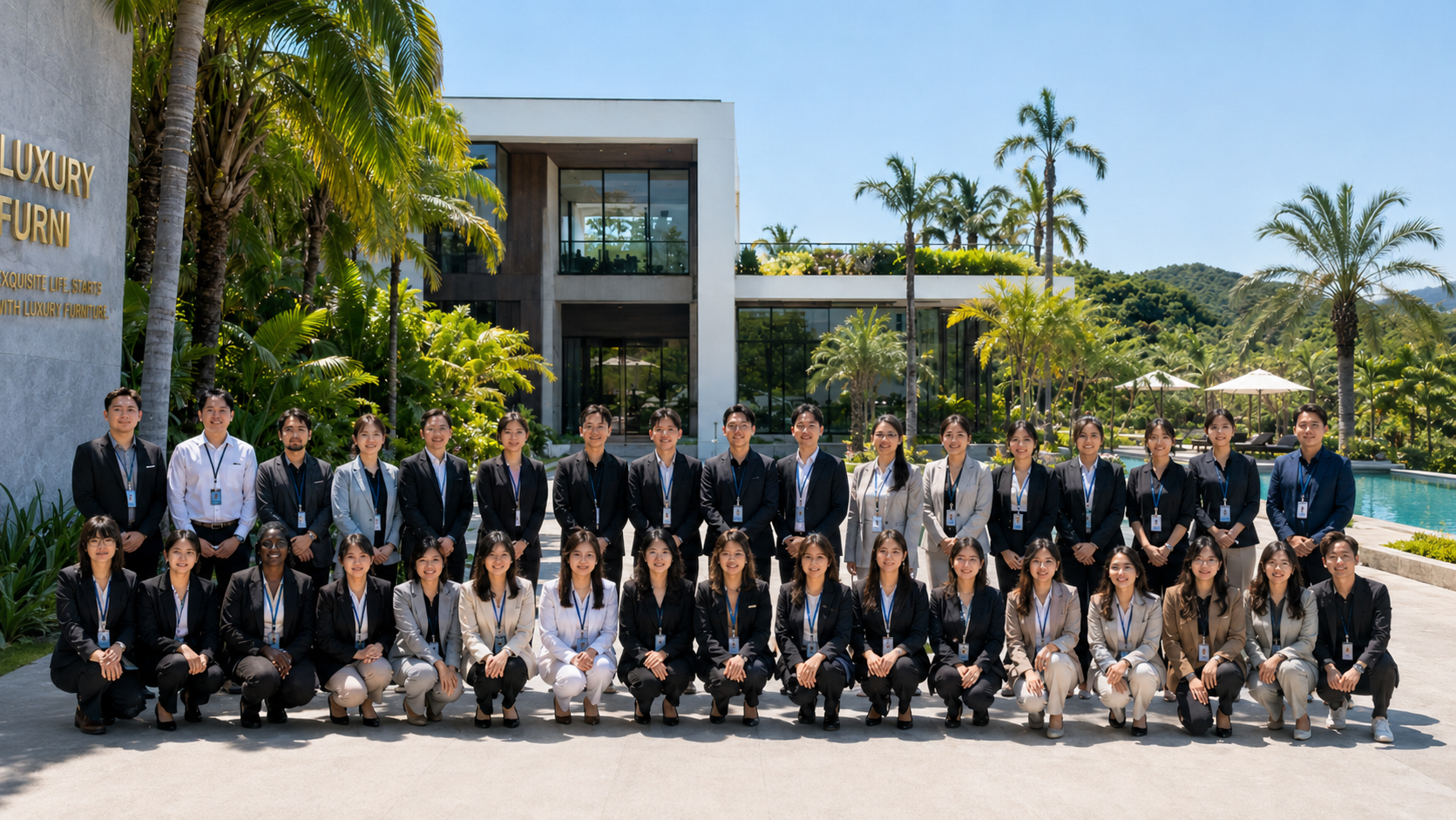 Luxury Furni professional furniture project team