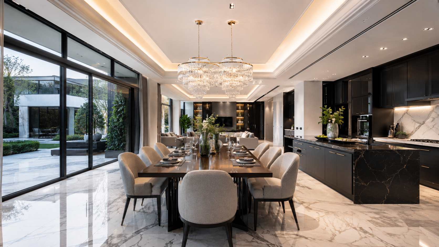 Apartment furniture material and layout review