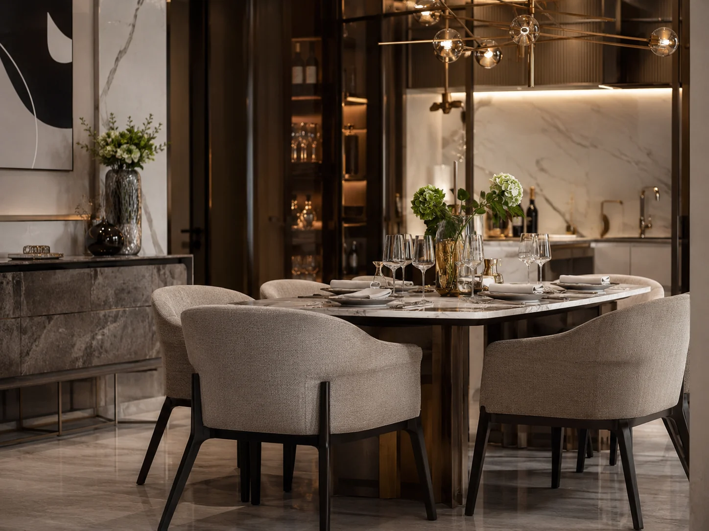 Apartment Dining Area