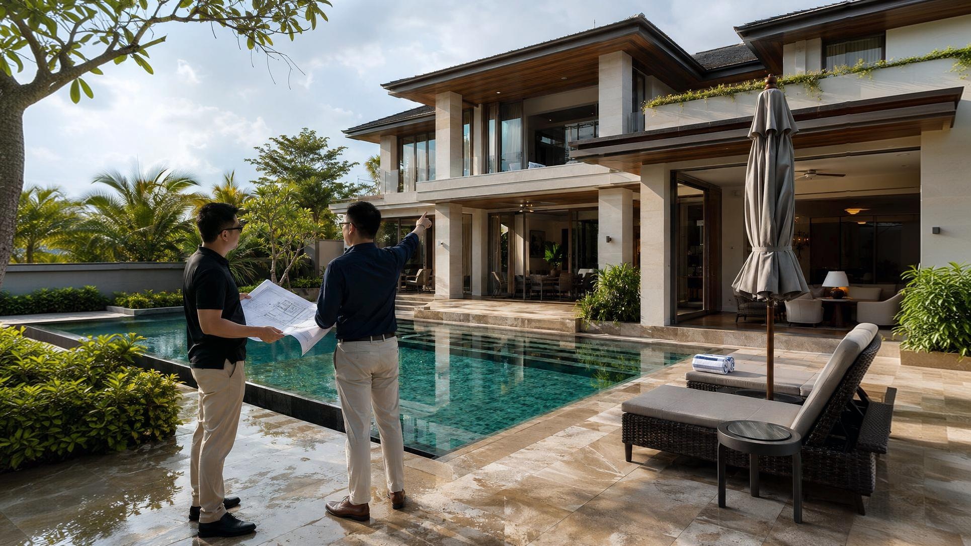 Villa furniture project exterior reference
