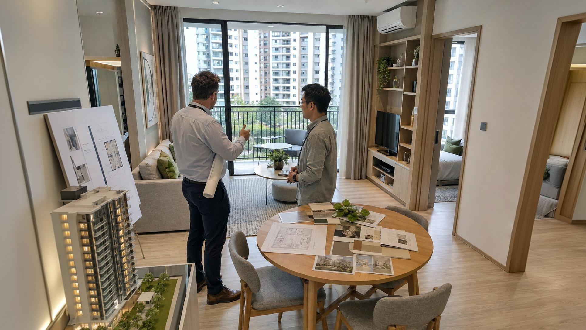 Apartment furniture material and layout review